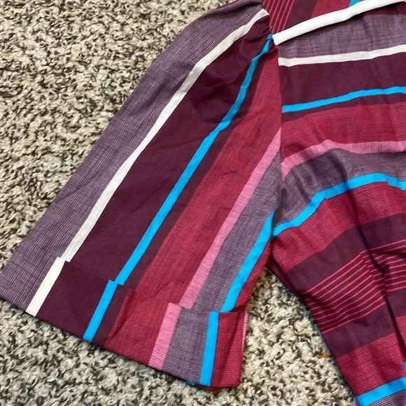 Vintage TopMade Striped Dress with Short Sleeves - Picture 5 of 9